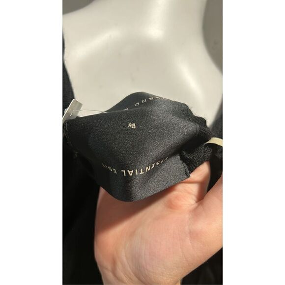 Roland Mouret Loligo Black Wool Midi Dress Size Medium (8) - Picture 12 of 12